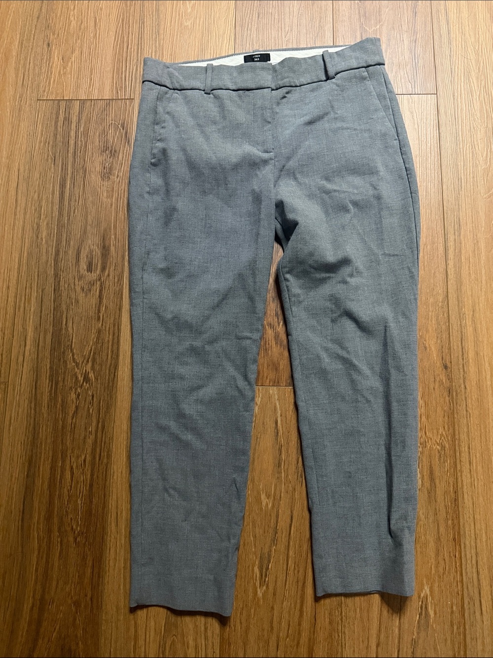 J. Crew Gray Cropped Dress Trousers